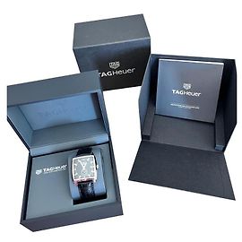 tag heuer monaco Black Silvery
