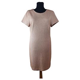 Ganni Mods Kleid Rosa Baumwolle Polyester Pink Andere