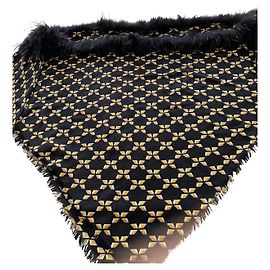 Lenço Fendi de lã com pele de raposa Outro