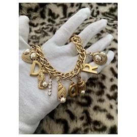 Dior-Incrível pulseira Dior vintage-Dourado