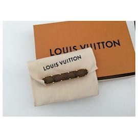 Louis Vuitton-Barrette Doux Rêves-Marron,Beige,Bijouterie dorée