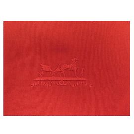 Hermès COPERTA COPERTA COPERTA REVERSIBILE COPERTA COTONE ROSSA COPERTA COPERTA COPERTA Rosso