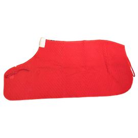 Hermès NEUF HERMES MANTA DE PRESENTACIÓN CABALLO ACOLCHADO DE ALGODÓN ROJO NUEVO Roja