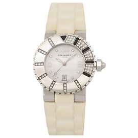 RELÓGIO CHAUMET CLASSE UM MM 622b 32 MM EM AÇO E QUARTZO DE DIAMANTE Branco
