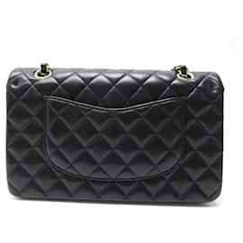 Chanel-CHANEL TIMELESS CLASSIC A HANDBAG01112 BLACK QUILTED LEATHER HAND BAG-Black