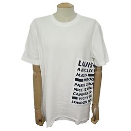 HERREN TSHIRT LOUIS VUITTON T 56 XL JACQUARD REISEARTIKEL TRUNK TOP Weiß