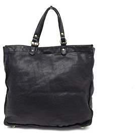 Pablo De Gerard Darel BOLSA PABLO BY GERARD DAREL CABAS EM COURO PRETO BOLSA DE MÃO DE COURO PRETO Preto
