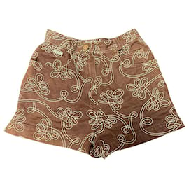 Fendissime-Shorts-Brown