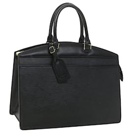 Louis Vuitton-LOUIS VUITTON Epi Riviera Hand Bag Black Noir M48182 LV Auth ac1516-Black