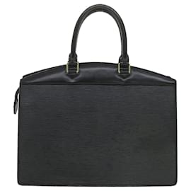 Louis Vuitton-LOUIS VUITTON Epi Riviera Hand Bag Black Noir M48182 LV Auth ac1516-Black