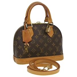 Louis Vuitton-LOUIS VUITTON Monogram Alma BB Hand Bag M53152 LV Auth ep573-Monogram