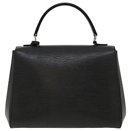 Louis Vuitton-LOUIS VUITTON Epi Cluny MM Hand Bag Black M41299 LV Auth ep566-Black