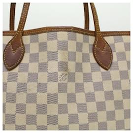 Louis Vuitton-LOUIS VUITTON Damier Azur Neverfull MM Tote Bag N41605 LV Auth 34205-Other