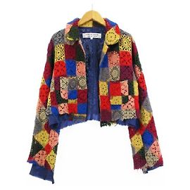 *COMME des GARCONS Comme Comcons Jacket Knit Patchwork Cut Off Multicolore