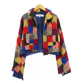 Comme Des Garcons-*COMME des GARCONS Comme Comcons Jacket Knit Patchwork Cut Off-Multicolore
