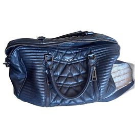 Zadig & Voltaire Sunny Medium Quilted Leather Handbag Black Black