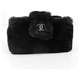 Chanel-*Bolsa Chanel como nova linda preta-Preto