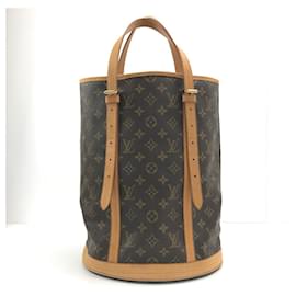 Louis Vuitton-Monogram Bucket GM with Pouch-Brown