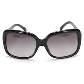 Chanel-CC Bow Square Tinted Sunglasses-Black