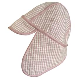 Hermès-Cashmere / Cotton Baby Hat-Pink