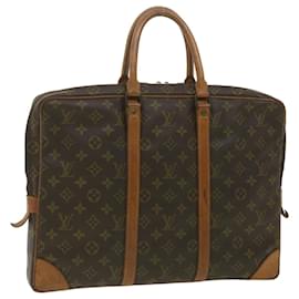Louis Vuitton-LOUIS VUITTON Monogram Porte Documents Voyage Business Bag M53361 LV Auth e3239-Monogramme