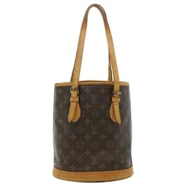 Louis Vuitton-LOUIS VUITTON Monogram Bucket PM Shoulder Bag M42238 LV Auth yk5725-Other