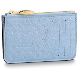 Louis Vuitton-Titular do cartão LV Romy azul nuage-Azul