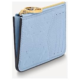 Louis Vuitton-Porte-cartes LV Romy bleu nuage-Bleu