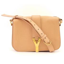 Yves Saint Laurent Shoulder bag Chyc Line Nude Pink Beige