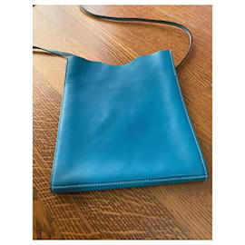 Hermès-Onimaitou Pochette Small Bag-Blue