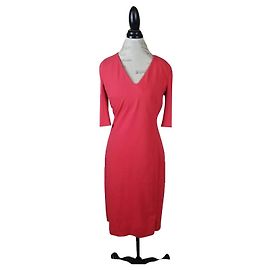 Diane Von Furstenberg Robe DvF Takara avec détails zip en corail Corail
