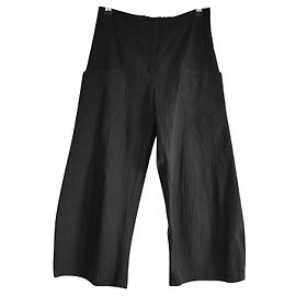 Zero+ Maria Cornejo Calça culotte curvada Eva Preto