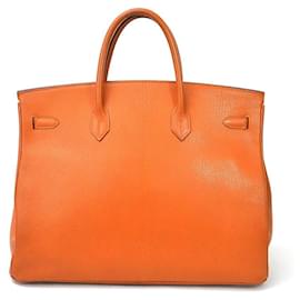 Hermès-HERMES BIRKIN 40-Arancione