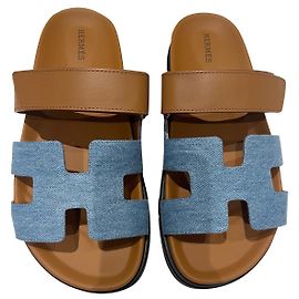Hermès Sandálias Bege