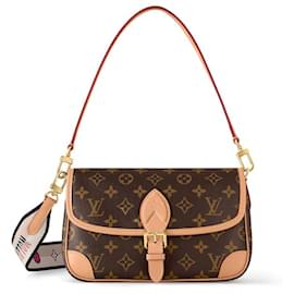 Louis Vuitton-Bolso satchel LV Diane nuevo-Castaño