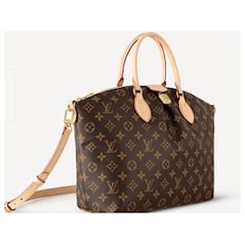 Louis Vuitton-LV Boetie MM tote bag-Brown