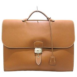 Hermès Hermes Sac a Depeches Dourado