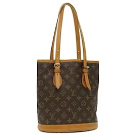 Louis Vuitton-LOUIS VUITTON Monogram Bucket PM Shoulder Bag M42238 LV Auth yk5739-Other