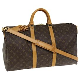 Louis Vuitton-Louis Vuitton Monogram Keepall Bandouliere 50 Boston Bag M41416 LV Auth tp625-Other