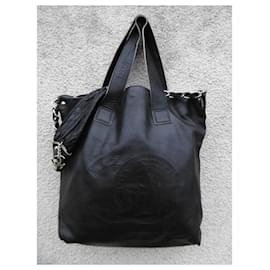 Chanel-Handbags-Black,Silver hardware