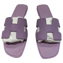 Hermès-Sandals-Purple