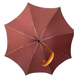 Hermès-Vintage Umbrella / Parasol Hermes paris-Brown