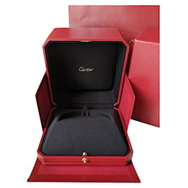 Cartier-Love Juc Bracelet bangle lined box and paper bag-Red