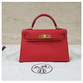 Hermès-Hermes Kelly Mini II-Rosso