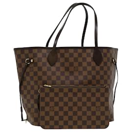 Louis Vuitton-LOUIS VUITTON Damier Ebene Neverfull MM Tote Bag N51105 LV Auth tp543a-Other