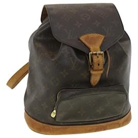 Louis Vuitton-LOUIS VUITTON Monogramm Montsouris MM Rucksack M.51136 LV Auth rd4228-Monogramm