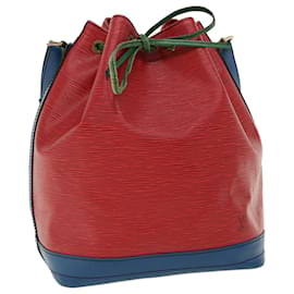 Louis Vuitton-LOUIS VUITTON Epi Toriko color Noe Bandolera Rojo Azul Verde M44084 autenticación 34330-Roja,Azul,Verde