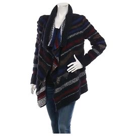 Marc Cain Strickjacke Wolle und Alpaka Mehrfarbig Mehrfarben