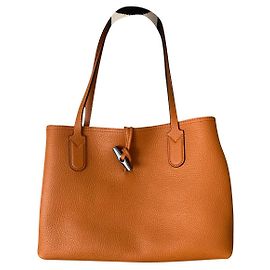 Longchamp roseau Cognac