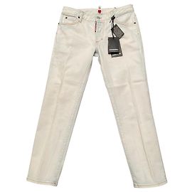Calça Jeans Dsquared2 Azul Claro de Algodão Tamanho 40 Azul claro
